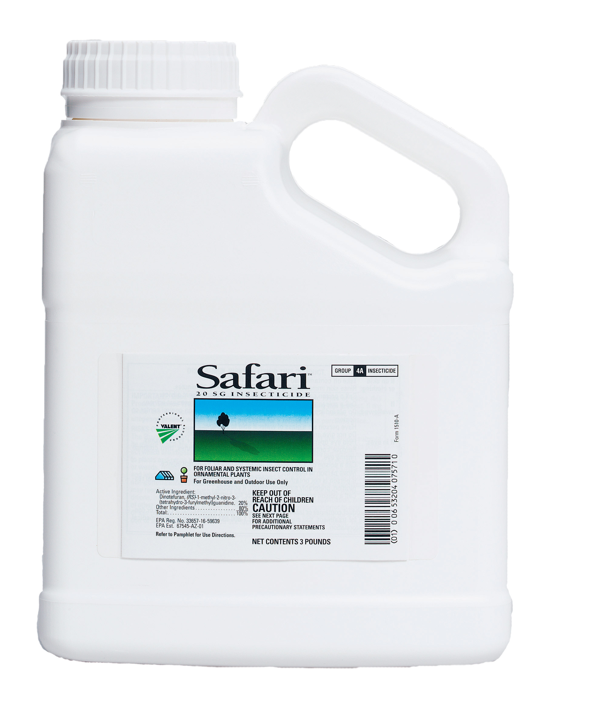 Safari 20 SG 3 lb Bottle - Insecticides